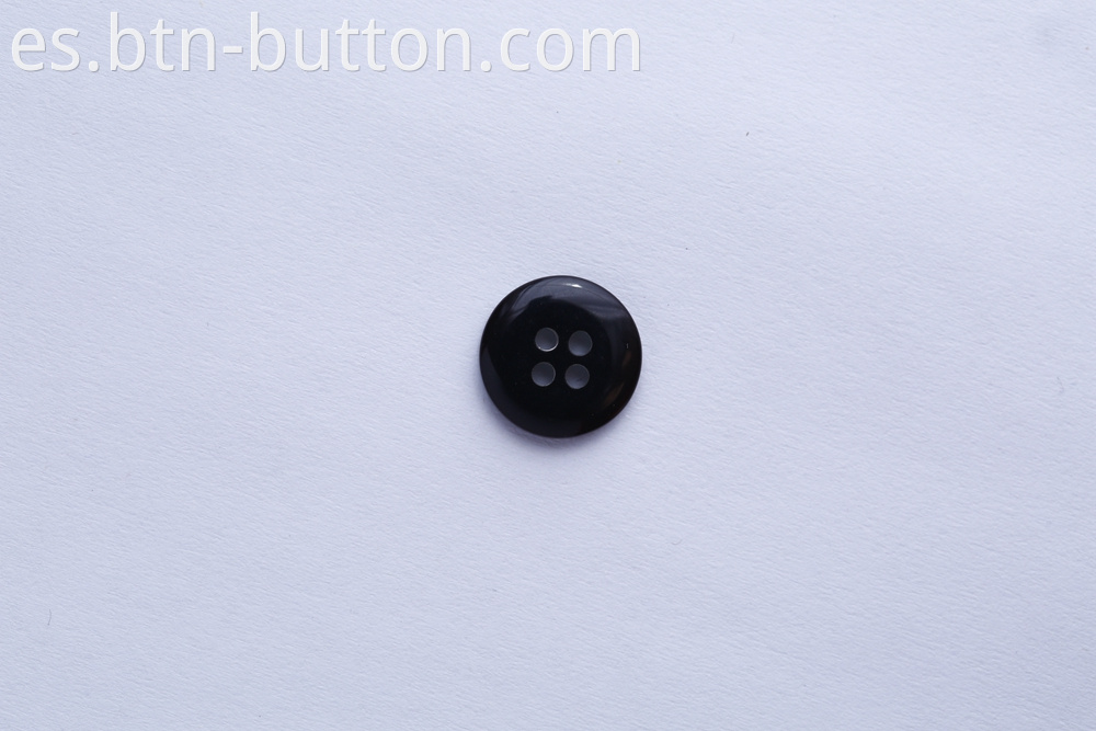 Imitation shell resin buttons